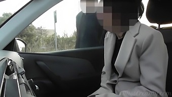 Public Parking Rendezvous With My Spouse And Solo Pleasure For A French Observer - Misscreamy