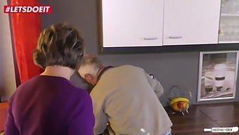 German Granny Satisfies Her Sexual Desires With The Neighbor