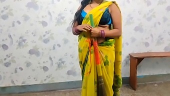 Indian Maid With Curvy Breasts Gets Intimate With Her Employer In Their Home