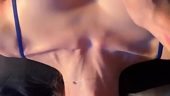 A Youthful Brunette Performs A Thorough Oral Sex Act, Retaining Semen In Her Mouth