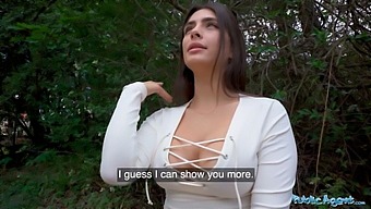 Tru Kait, Public Sex Performer, Rides A Large Penis In A Park