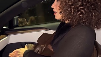 Young Wife’s Husband Agrees To Have Her Have Sex With Another Man In The Car.