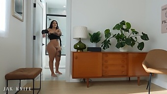 My Roommate, Roxanne Roselle, Has A Big Ass And Swallows My Cock In All Holes.